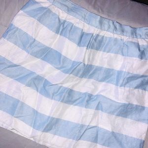 Cute blue and white summer skirt! - Size 8!